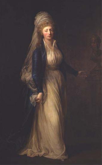 Anton Graff Portrait of Princess Louise Augusta of Denmark Germany oil painting art